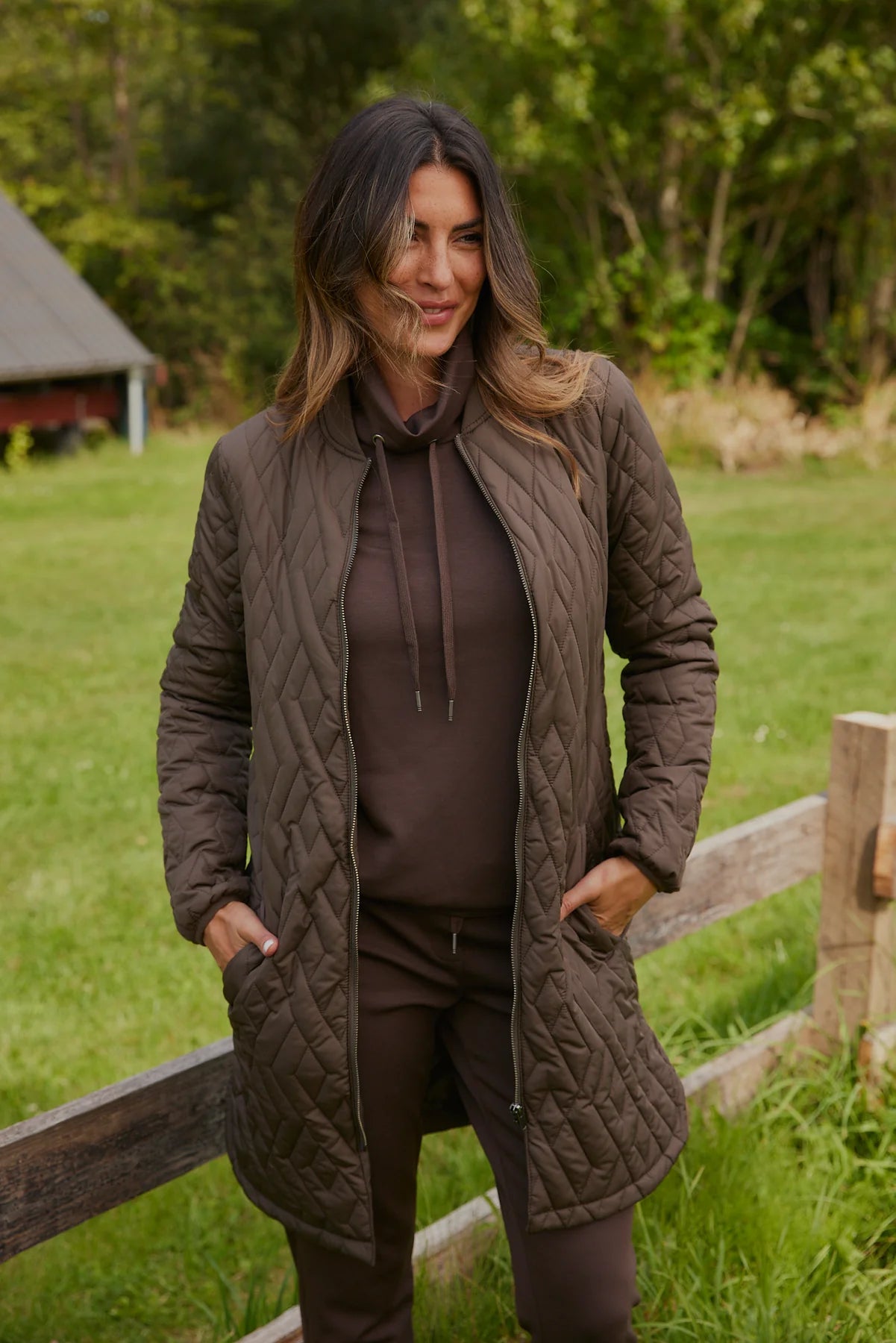 The Éloane Quilted Coat