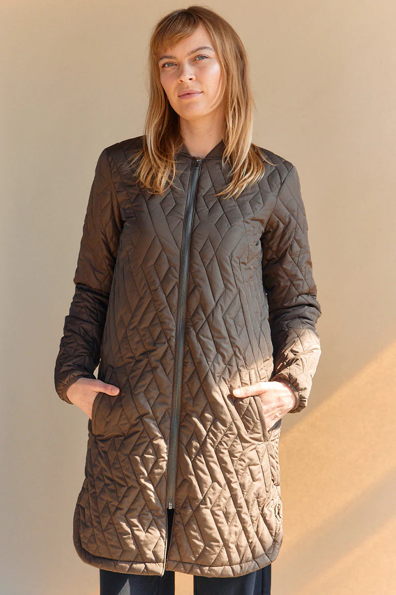 The Éloane Quilted Coat